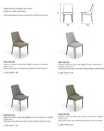 Sedia Ambra Stones -148007