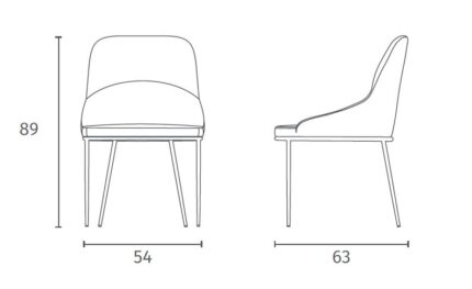 Sedia Ginevra Stones-147981