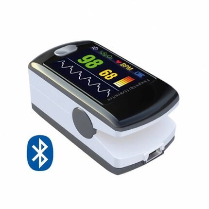 Pulsossimetro portatile da dito per uso professionale Bluetooth