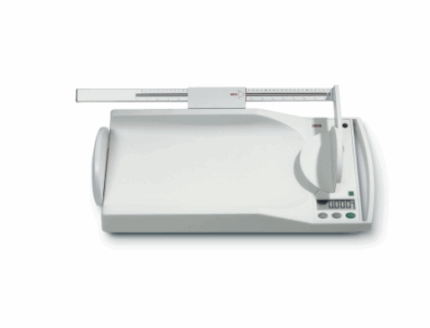 Bilancia digitale pesa neonati con pratica maniglia di trasporto per uso medicale-0