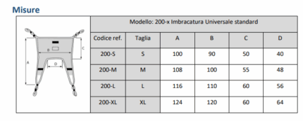 Imbragatura universale standard-153571