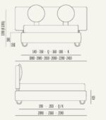 Letto Hug 01 Round H27 Ring Noctis - immagine 12