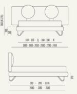 Letto Hug 01 Round H17 Noctis - immagine 14